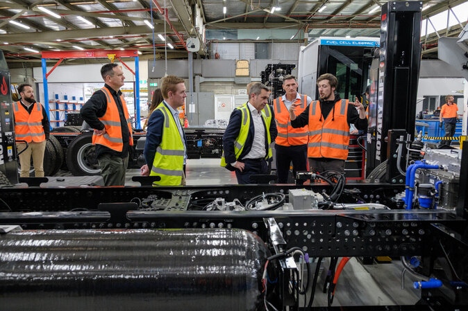 REMONDIS trials hydrogen fueled waste collection truck