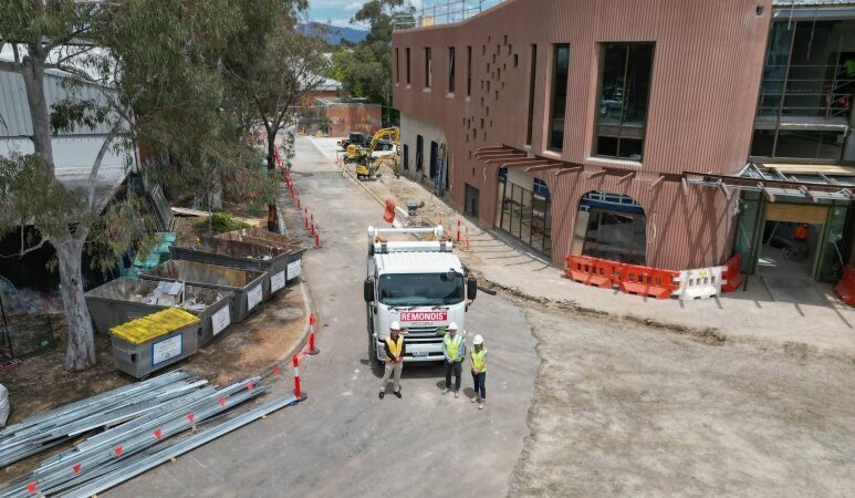 Green Star contractor accreditation at work on this ACT Government construction site 