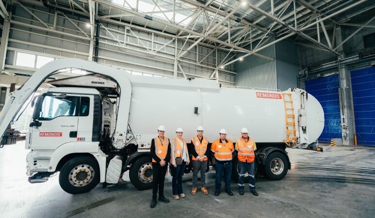 REMONDIS made the first commercial waste delivery to Australia’s first waste-to-energy plant