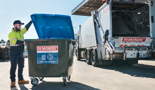 Paper recycling bin sizes