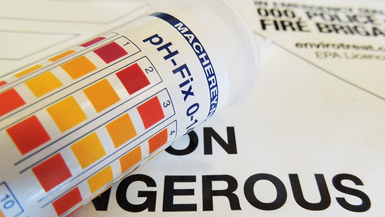 Hazardous waste testing